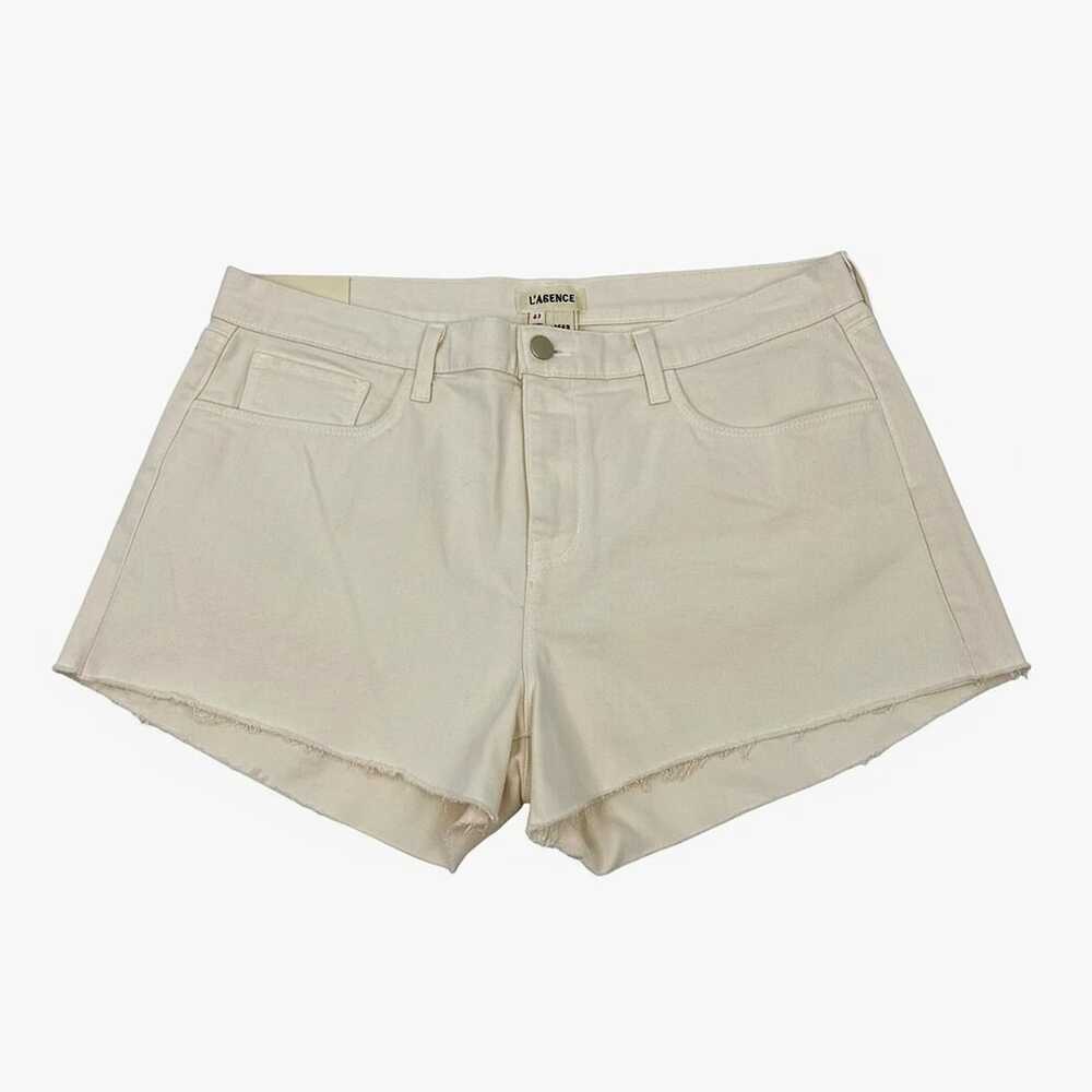 L’agence Cream Jean Shorts Audrey Raw Hem | Women’s Size 12